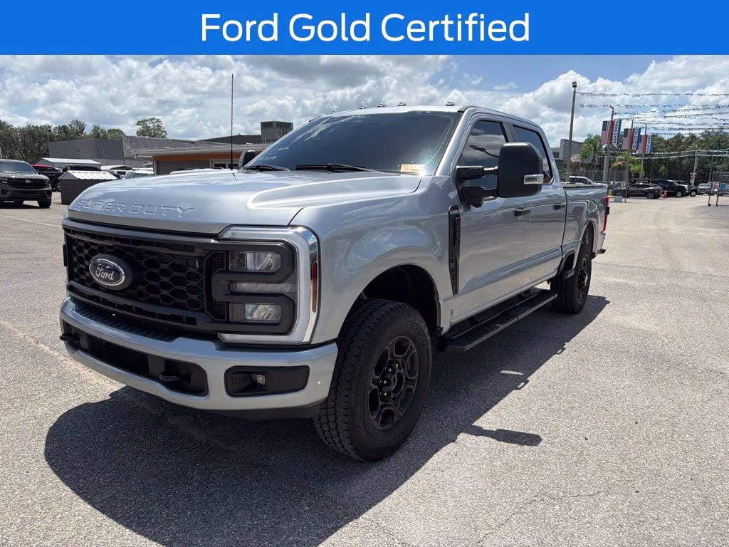 2024 Silver Metallic Ford Super Duty F-250 SRW XL 4X4 Truck