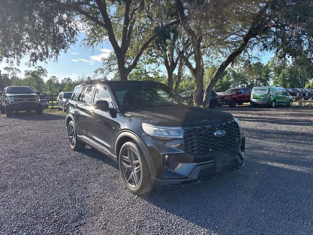 2025 Black Metallic Ford Explorer ST 4X4 SUV