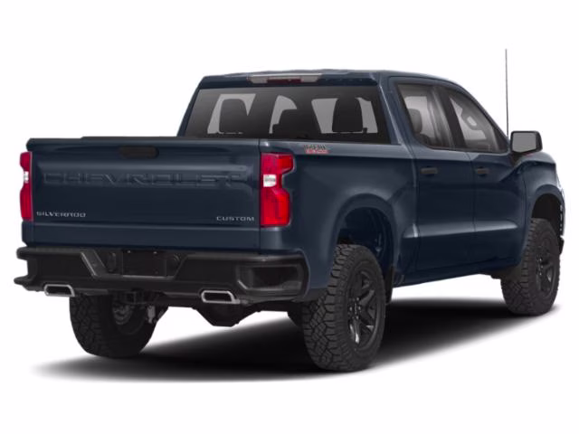 2020 Northsky Blue Metallic Chevrolet Silverado 1500 Custom Trail Boss 4X4 Truck
