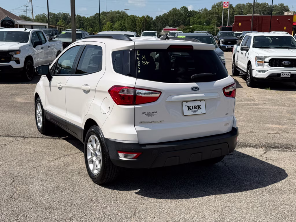 2020 White Platinum Metallic Tri-Coat Ford EcoSport SE FWD SUV