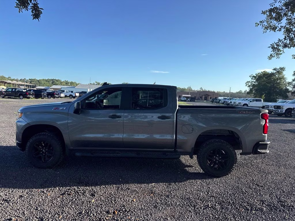 2022 Steel Metallic Chevrolet Silverado 1500 LTD Custom Trail Boss 4X4 Truck