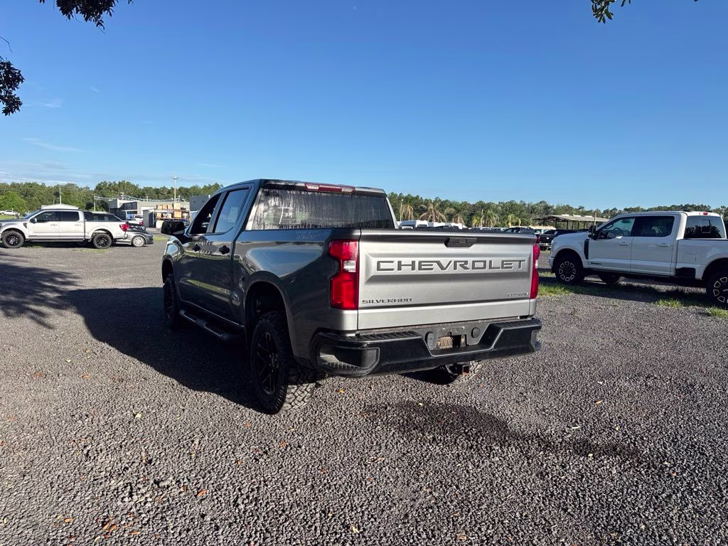 2022 Steel Metallic Chevrolet Silverado 1500 LTD Custom Trail Boss 4X4 Truck