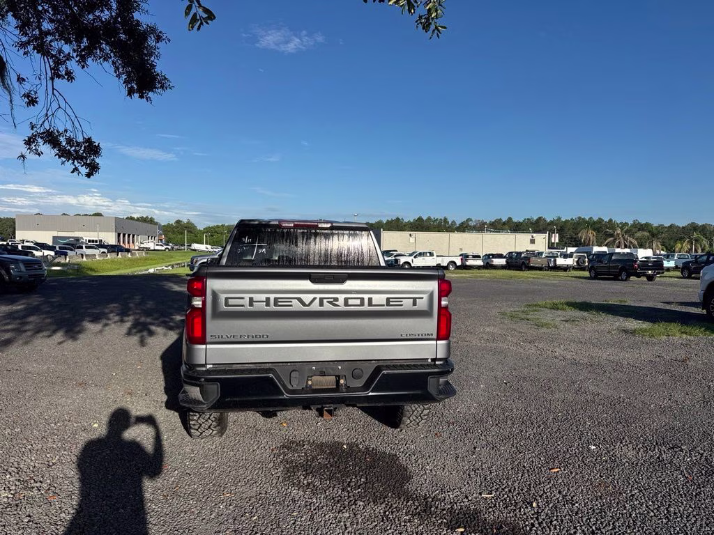 2022 Steel Metallic Chevrolet Silverado 1500 LTD Custom Trail Boss 4X4 Truck