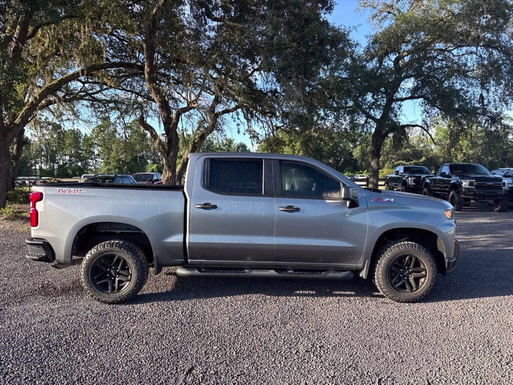 2022 Steel Metallic Chevrolet Silverado 1500 LTD Custom Trail Boss 4X4 Truck