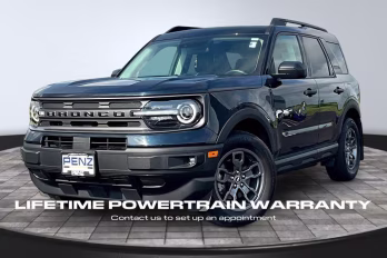 2023 Alto Blue Metallic Tinted Clearcoat Ford Bronco Sport Big Bend 4X4 SUV