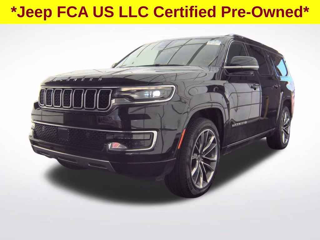 2024 Diamond Black Crystal Pearlcoat Jeep Wagoneer L Series III 4X4 SUV