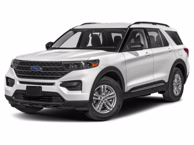 2023 Oxford White Ford Explorer XLT RWD SUV
