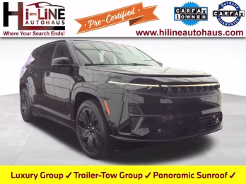 2025 Diamond Black Crystal Pearlcoat Jeep Wagoneer S Launch Edition 4X4 SUV