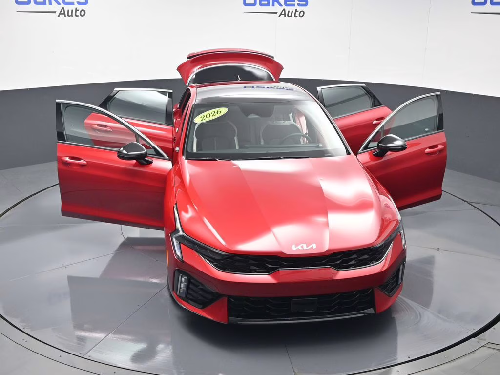 2026 Runway Red Kia K5 GT-Line FWD Sedan