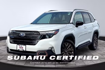 2026 Crystal White Pearl Subaru Forester Sport AWD SUV