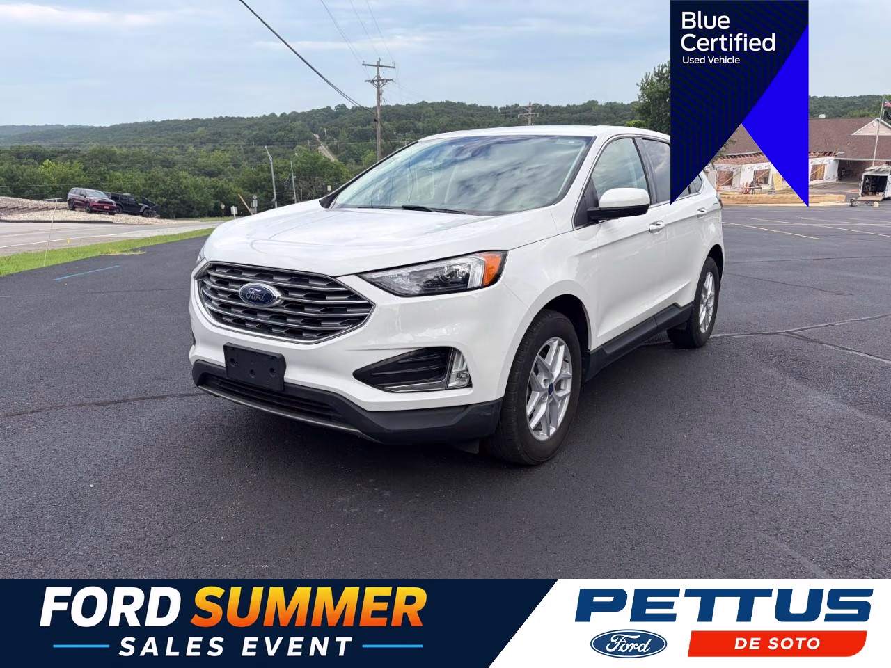 2022 WHITE Ford Edge SEL AWD SUV