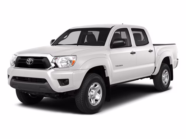 2014 White Toyota Tacoma Base 4X4 Truck