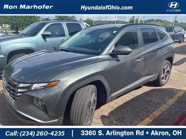 2022 Amazon Gray Hyundai Tucson Hybrid SEL Convenience AWD SUV