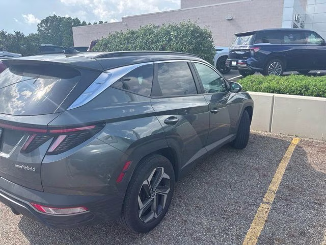 2022 Amazon Gray Hyundai Tucson Hybrid SEL Convenience AWD SUV