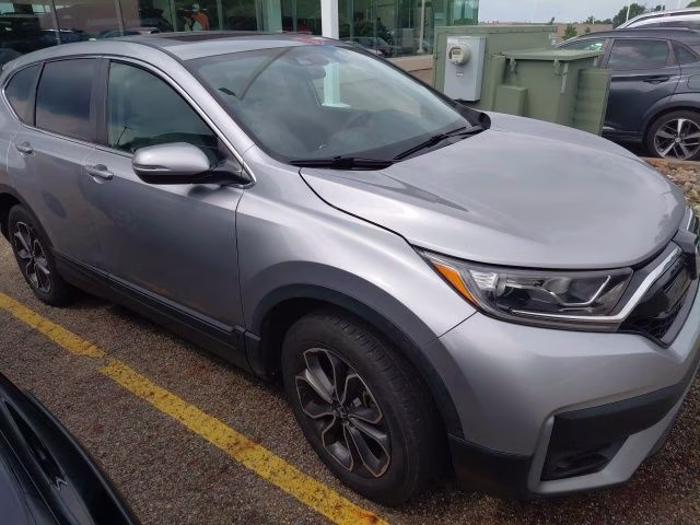 2022 Silver Honda CR-V EX AWD SUV