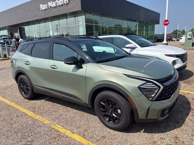 2024 Jungle Green/Ebony Black Roof Kia Sportage X-Pro AWD SUV