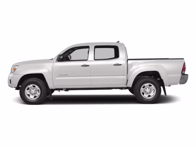 2014 White Toyota Tacoma Base 4X4 Truck