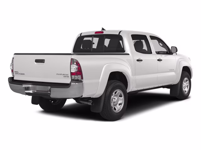 2014 White Toyota Tacoma Base 4X4 Truck