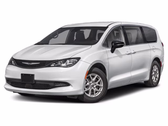 2025 Bright White Clearcoat Chrysler Voyager LX FWD Van
