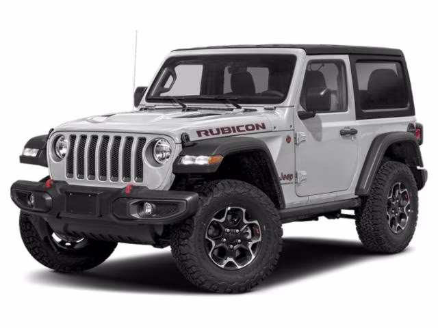 2023 Bright White Clearcoat Jeep Wrangler Rubicon 4X4 SUV