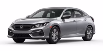 2020 Gray Honda Civic LX FWD Hatchback
