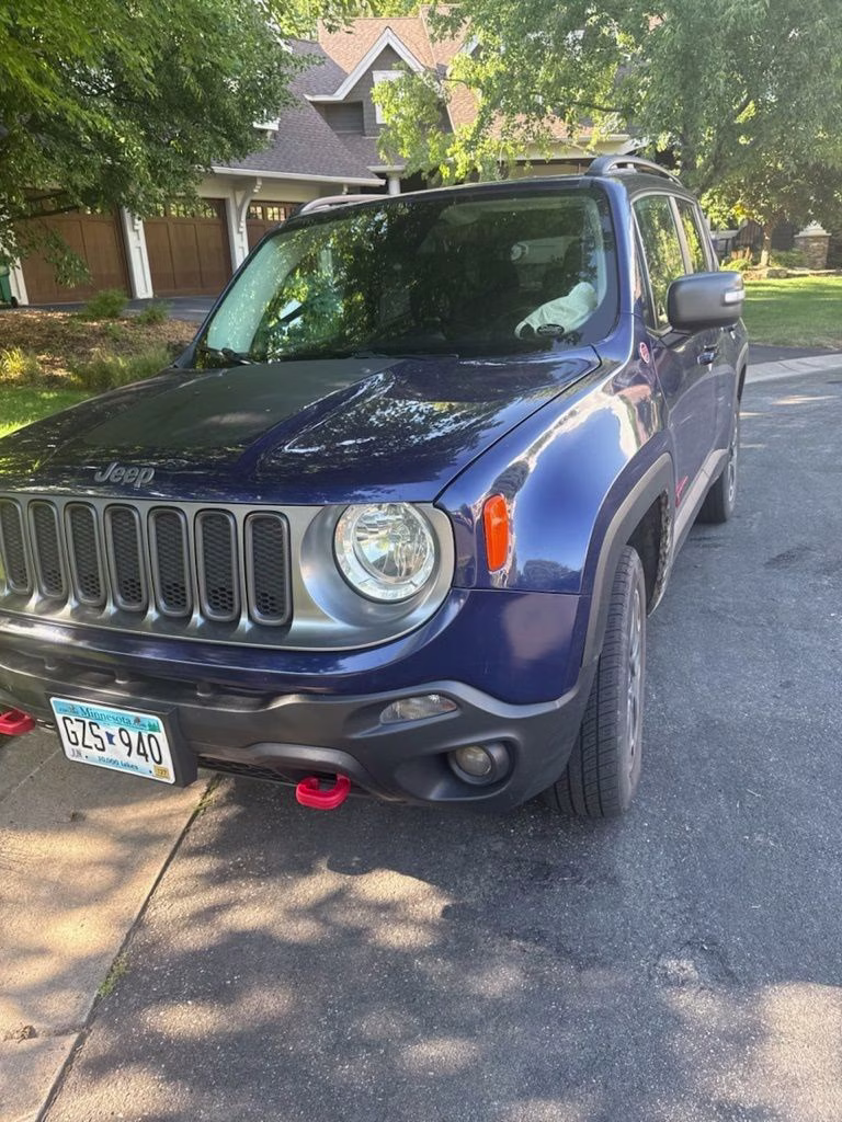 2017 Jetset Blue Jeep Renegade Trailhawk w/Cold Weather Group 4X4 SUV