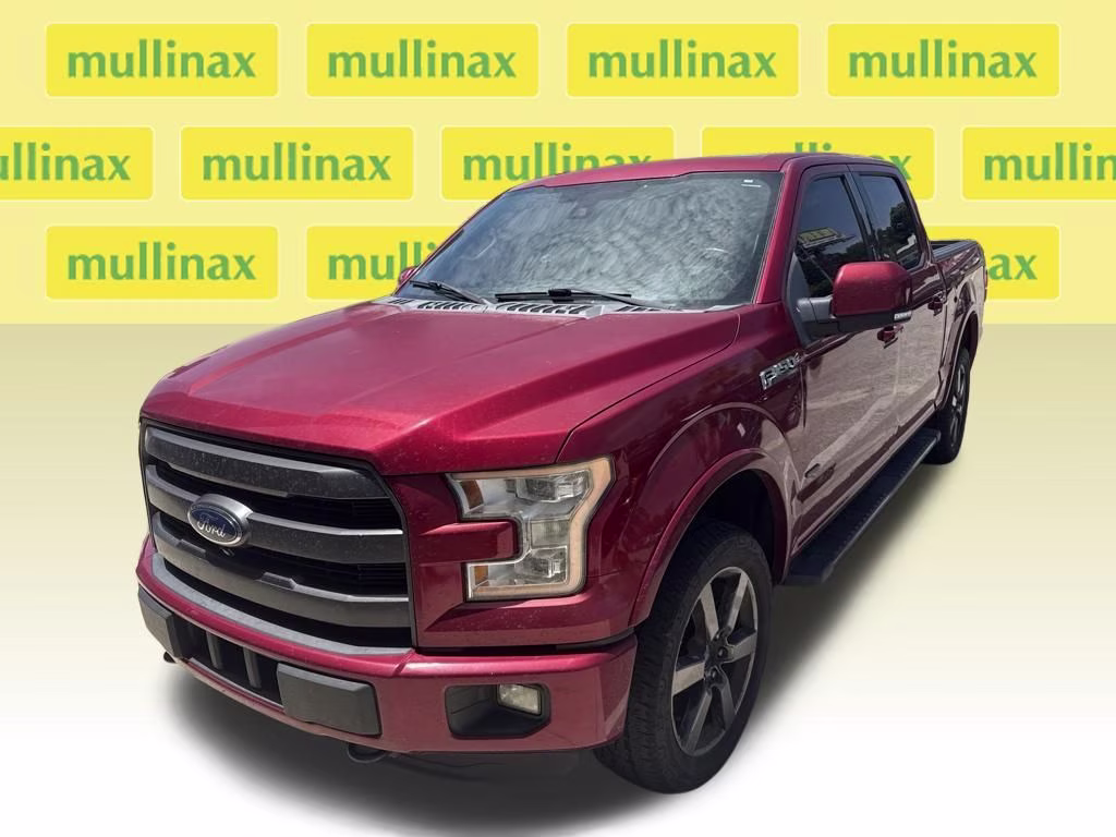 2016 Ruby Red Metallic Tinted Clearcoat Ford F-150 Lariat 4X4 Truck