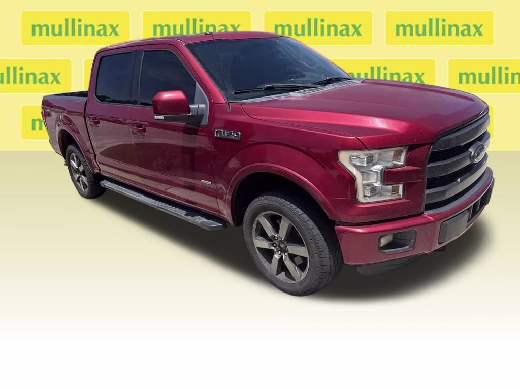 2016 Ruby Red Metallic Tinted Clearcoat Ford F-150 Lariat 4X4 Truck