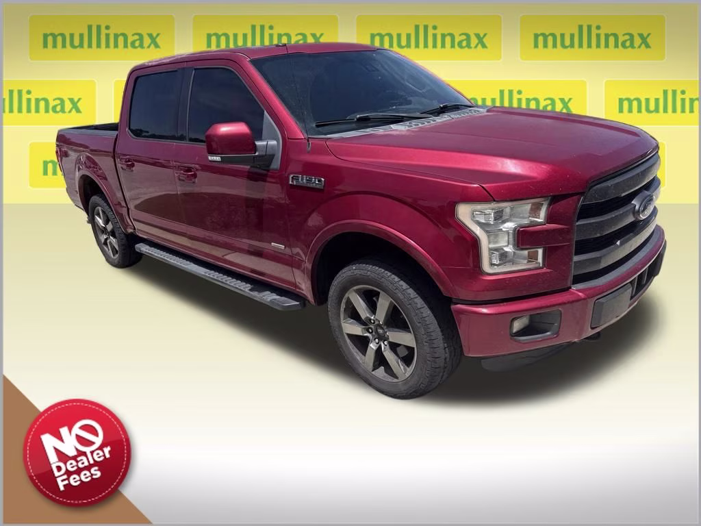 2016 Ruby Red Metallic Tinted Clearcoat Ford F-150 Lariat 4X4 Truck