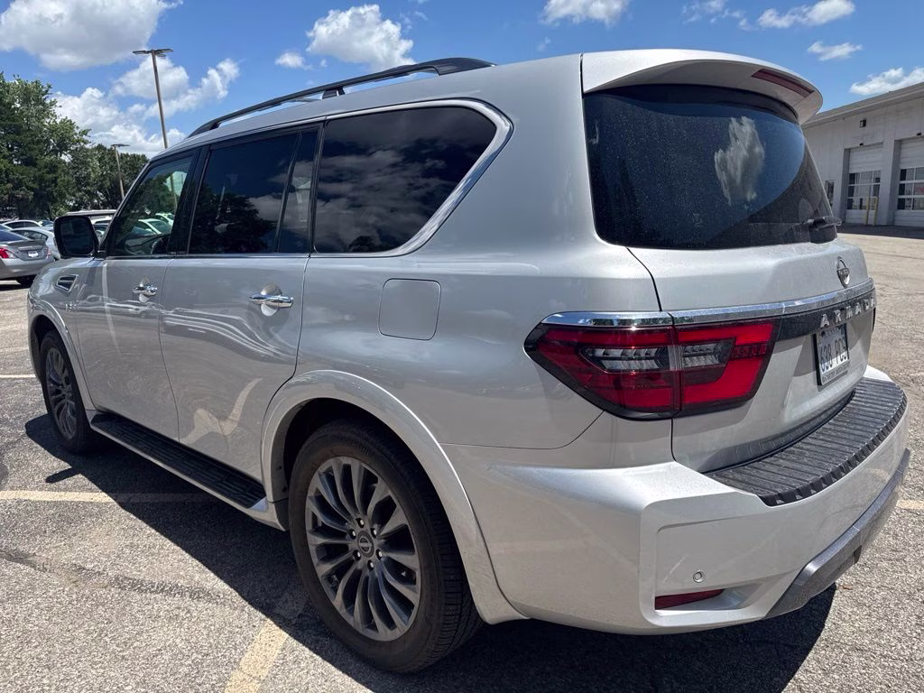 2021 Brilliant Silver Metallic Nissan Armada Platinum 4X4 SUV