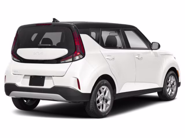 2024 Clear White/Black Roof Kia Soul S FWD Hatchback