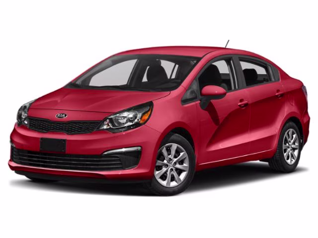 2017 Signal Red Kia Rio LX FWD Sedan