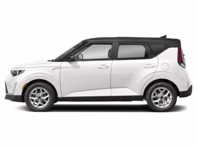 2024 Clear White/Black Roof Kia Soul S FWD Hatchback