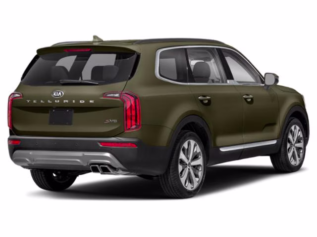 2021 Dark Moss Kia Telluride S AWD SUV