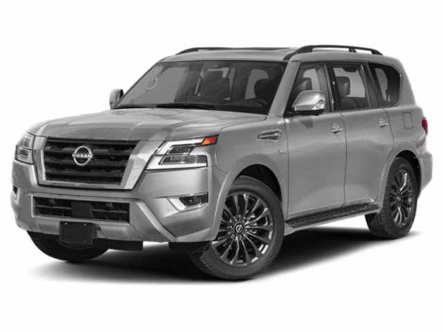 2021 Brilliant Silver Metallic Nissan Armada Platinum 4X4 SUV