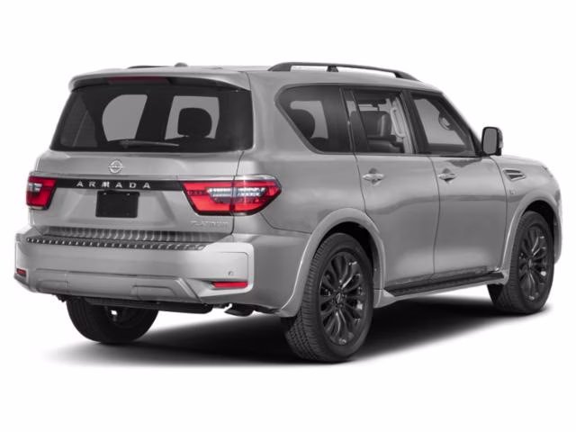 2021 Brilliant Silver Metallic Nissan Armada Platinum 4X4 SUV