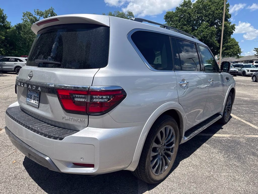 2021 Brilliant Silver Metallic Nissan Armada Platinum 4X4 SUV