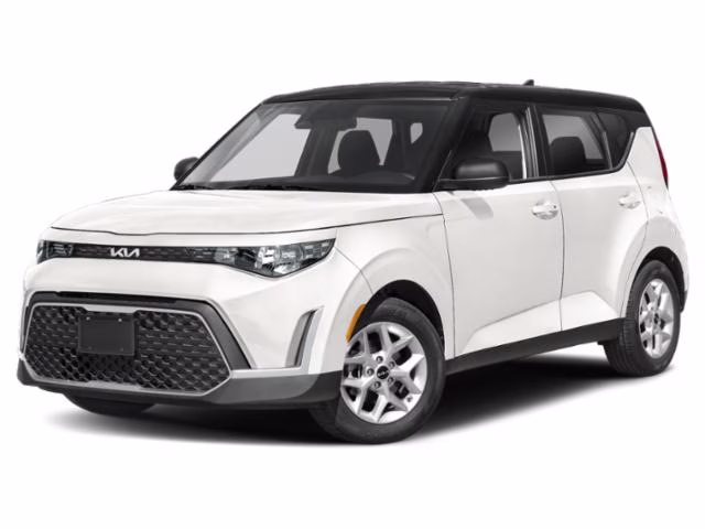 2024 Clear White/Black Roof Kia Soul S FWD Hatchback