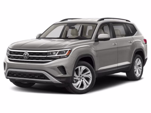 2023 Silver Metallic Volkswagen Atlas 3.6L V6 SE w/Technology AWD SUV