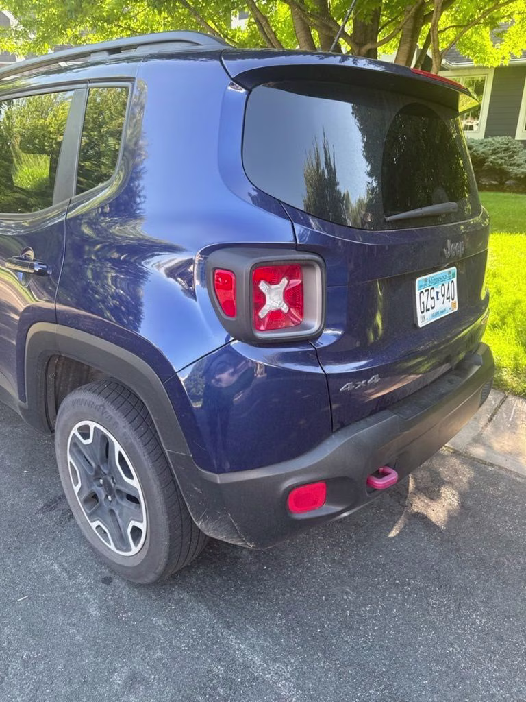 2017 Jetset Blue Jeep Renegade Trailhawk w/Cold Weather Group 4X4 SUV