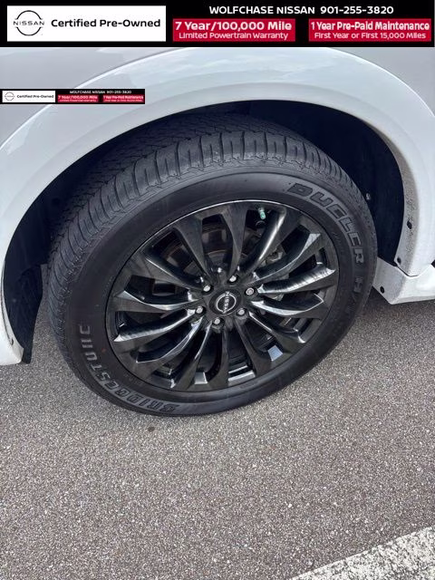 2023 Aspen White Tricoat Nissan Armada Platinum 4X4 SUV