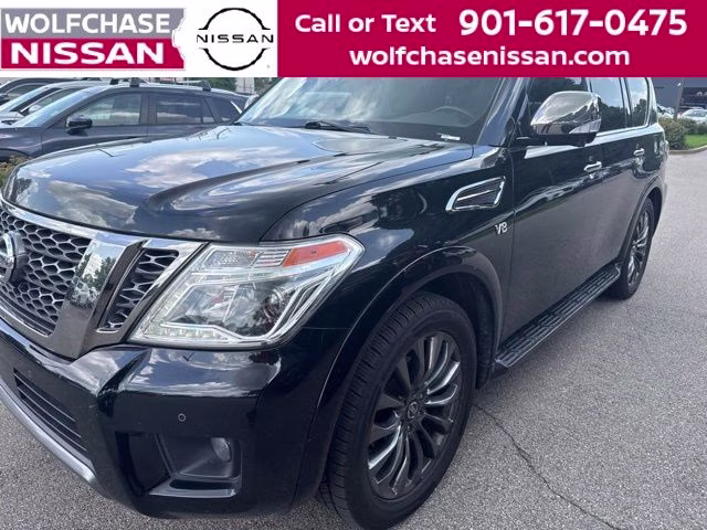 2020 Super Black Nissan Armada Platinum RWD SUV