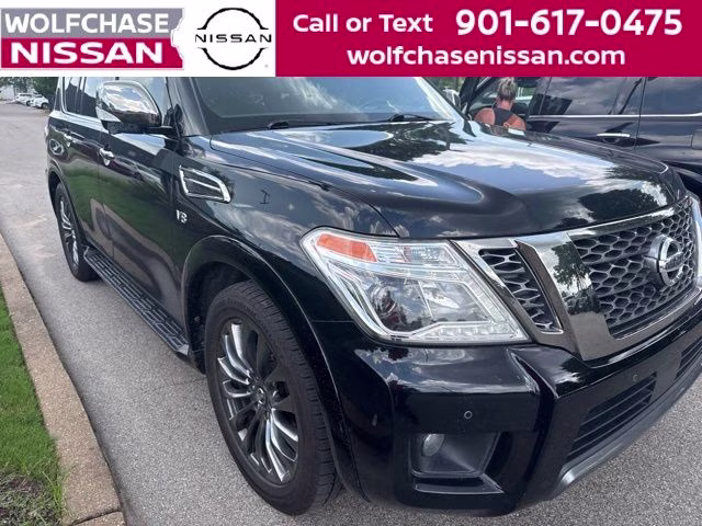 2020 Super Black Nissan Armada Platinum RWD SUV