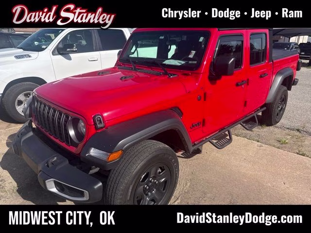 2024 Red Clearcoat Jeep Gladiator Sport 4X4 Truck
