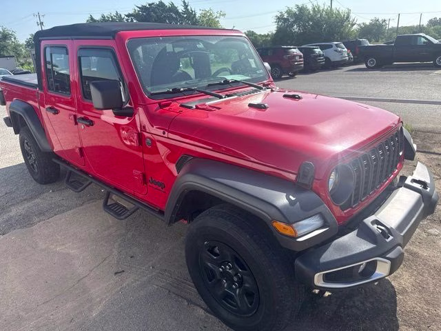 2024 Red Clearcoat Jeep Gladiator Sport 4X4 Truck