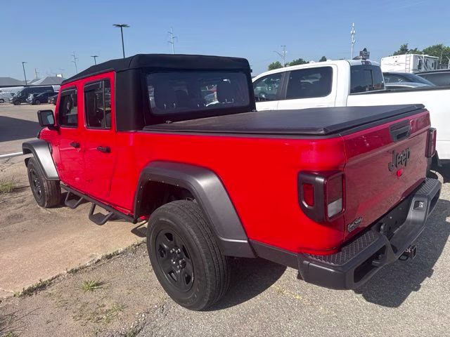 2024 Red Clearcoat Jeep Gladiator Sport 4X4 Truck