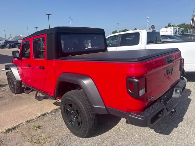 2024 Red Clearcoat Jeep Gladiator Sport 4X4 Truck