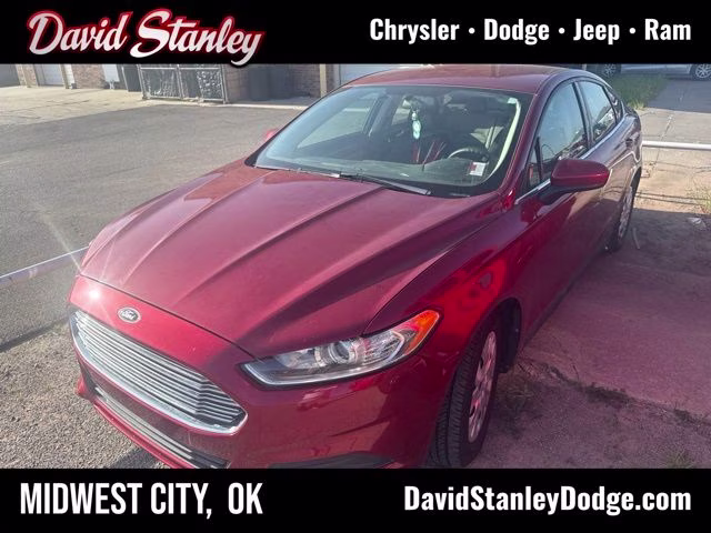 2013 Ruby Red Metallic Ford Fusion S FWD Sedan