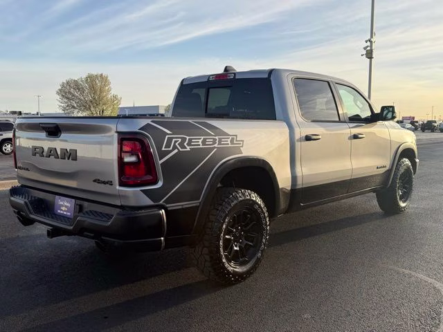 2025 Billet Silver Metallic Ram 1500 Rebel 4X4 Truck