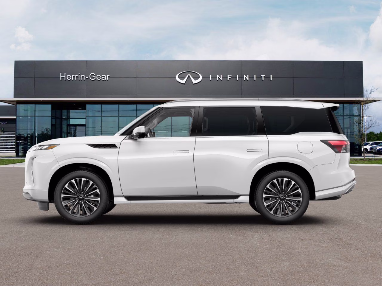 2027 White INFINITI QX80 LUXE RWD